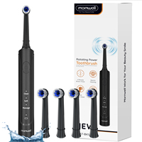 Brosse à Dents Électrique Rotative pour Adulte, 3 Modes, Sonique T37, avec 4 Têtes de Rechange Supplémentaires 1